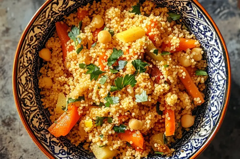 Authentic Moroccan Couscous 🍲