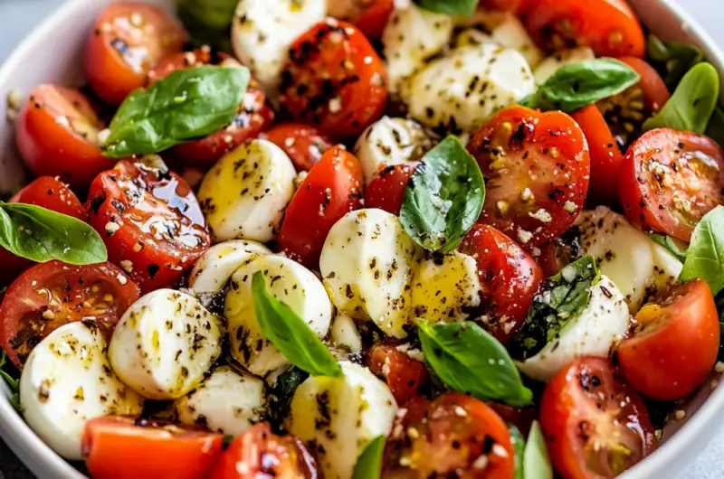 15-Minute Caprese Salad 🍅🧀🌿