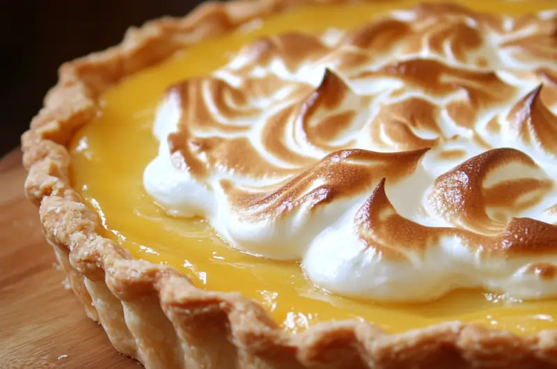 Decadent Lemon Tart with Meringue: A Zesty Delight 🍋✨