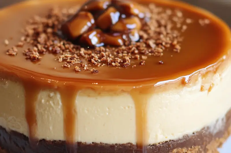 Salted Caramel Cheesecake 🍰