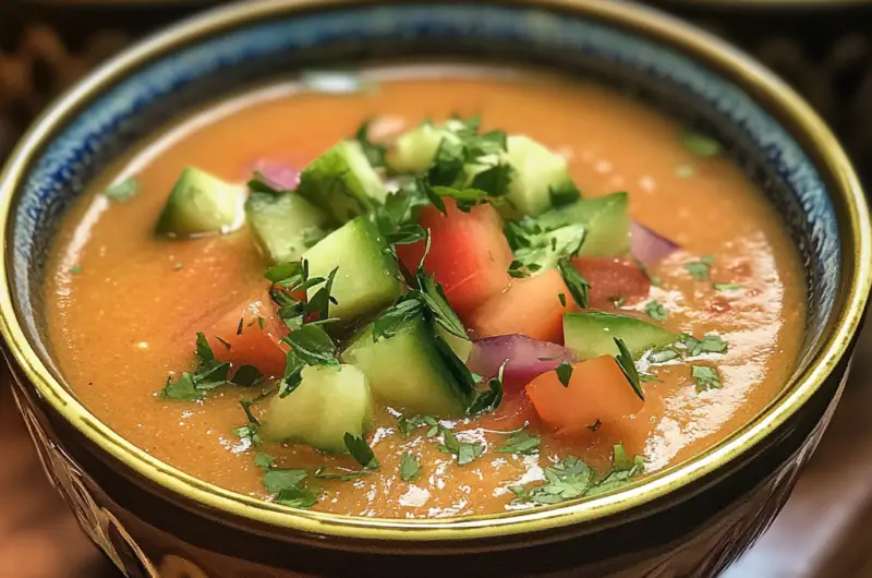 Refreshing Spanish Gazpacho 🍅