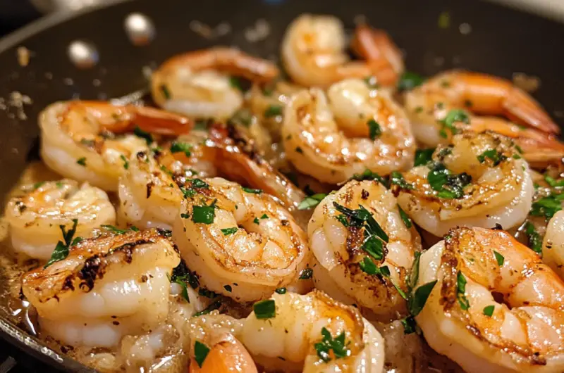 10-Minute Garlic Butter Shrimp 🍤🧄🍋