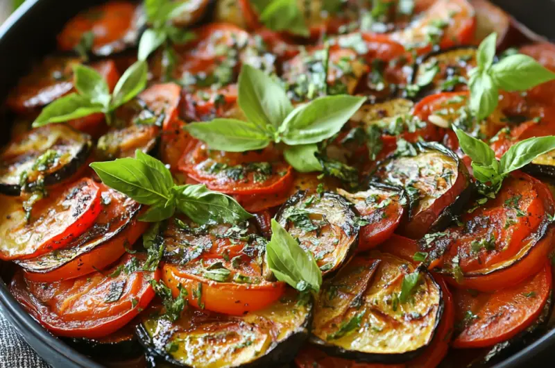 French Ratatouille with Fresh Herbs 🍆🍅🌿