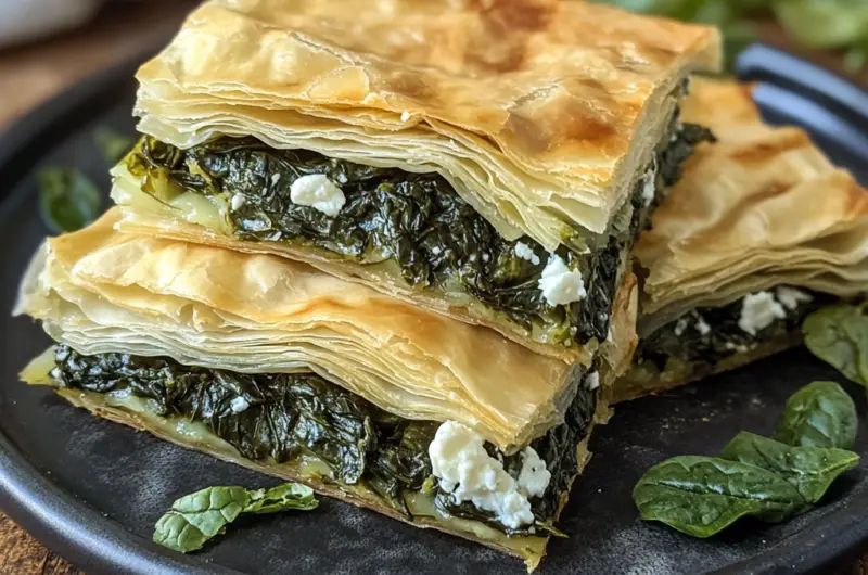 Greek Spanakopita with Spinach and Feta 🥬🧀