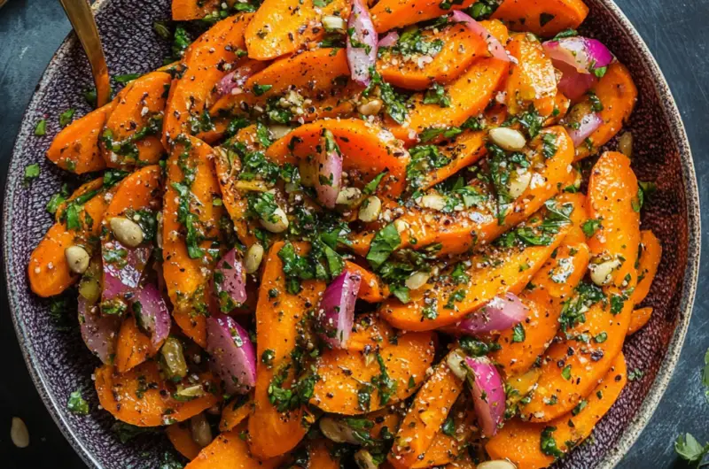 Harissa-Spiced Moroccan Carrot Salad 🥕🔥