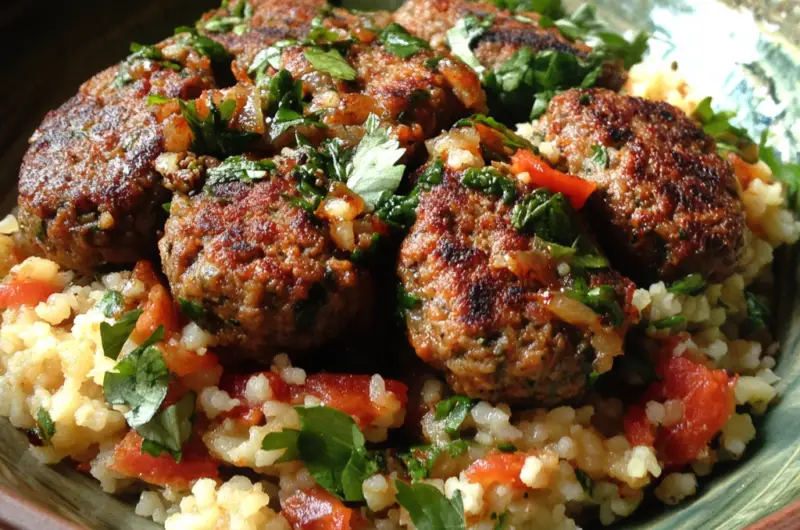 Lamb Kofta with Spiced Couscous 🍽️