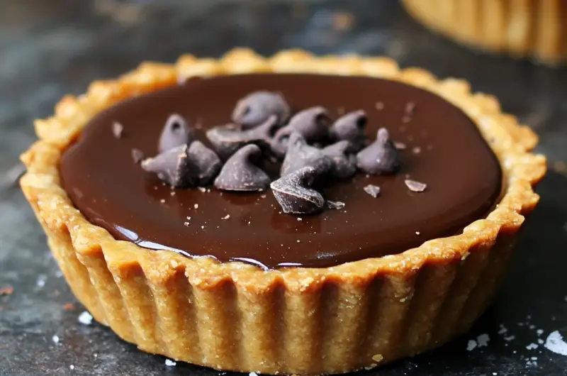 Decadent Salted Caramel Chocolate Tart 🍫✨